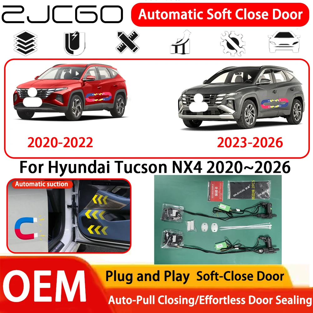 for Hyundai Tucson NX4 2020~2026 Car OEM Plug and Play Automatic Electric Soft Close Door Comfort Closing System