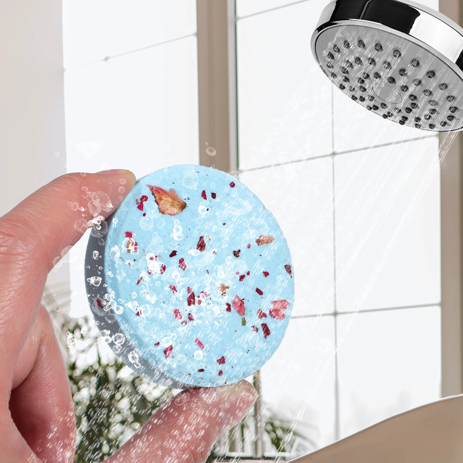 

8 Pcs Shower Steamers Bath Tablets Essential Oils Fragrance Set for Women Men Home Experience Bath Salts Relaxation