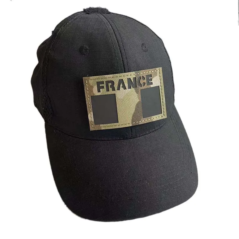 Frankreich Flagge Patch Kleidung Applikation Stickerei Moral Emblem, IR Reflektierende Patches Militär Armband Aufkleber Taktische Abzeichen – Detail 4