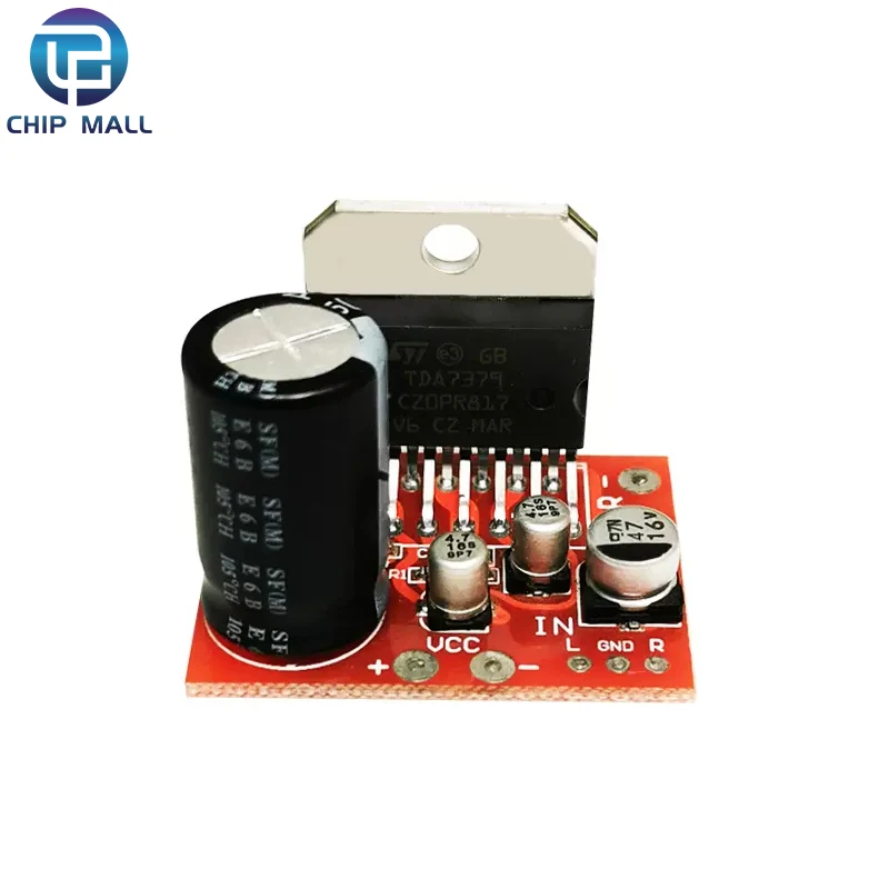 CD7379 Amplifier Board 2.0 Dual Channel Stereo 2*39W Power Over TDA7297/7377 DC Power Supply