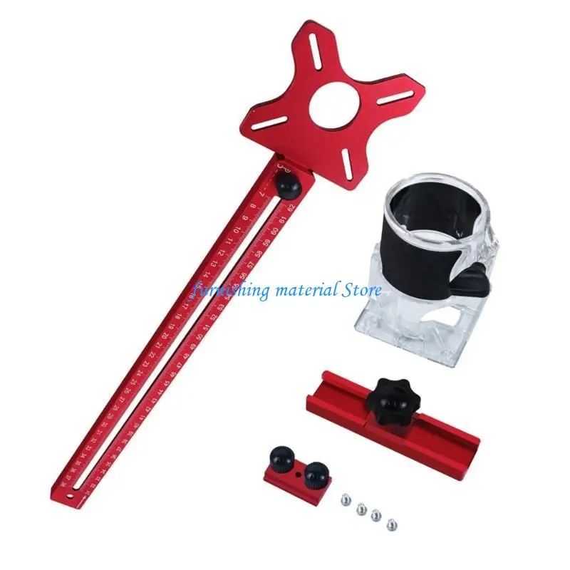 Y5GD Router Milling Grooves Bracket, Milling Router Guide Router Circles Cutter