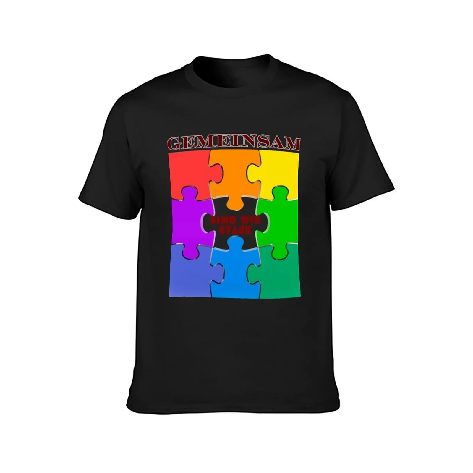 Together we are strong: a puzzle full of connection T-Shirt sports fans anime clothes korean fashion new edition men t shirt