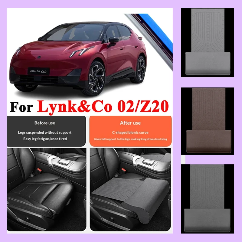 

For Lynkco 02 Z20 2018-2026 Car Seat Leg Support Extension Mat support pad Seat extension leg pad