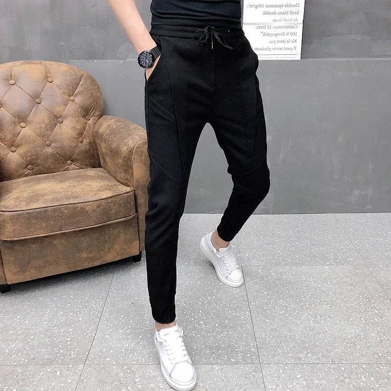 

Hombre Korean Luxury Clothing Cargo Pants Men High Quality Spring Autumn New Slim Fit Joggers Men Trousers Work Wear Z347