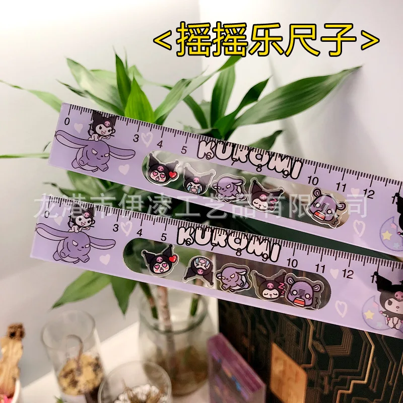 New Sanrio Pochacco animation peripheralcartoon cute rocker ruler creative personalityKawaii school supplies prizes wholesale