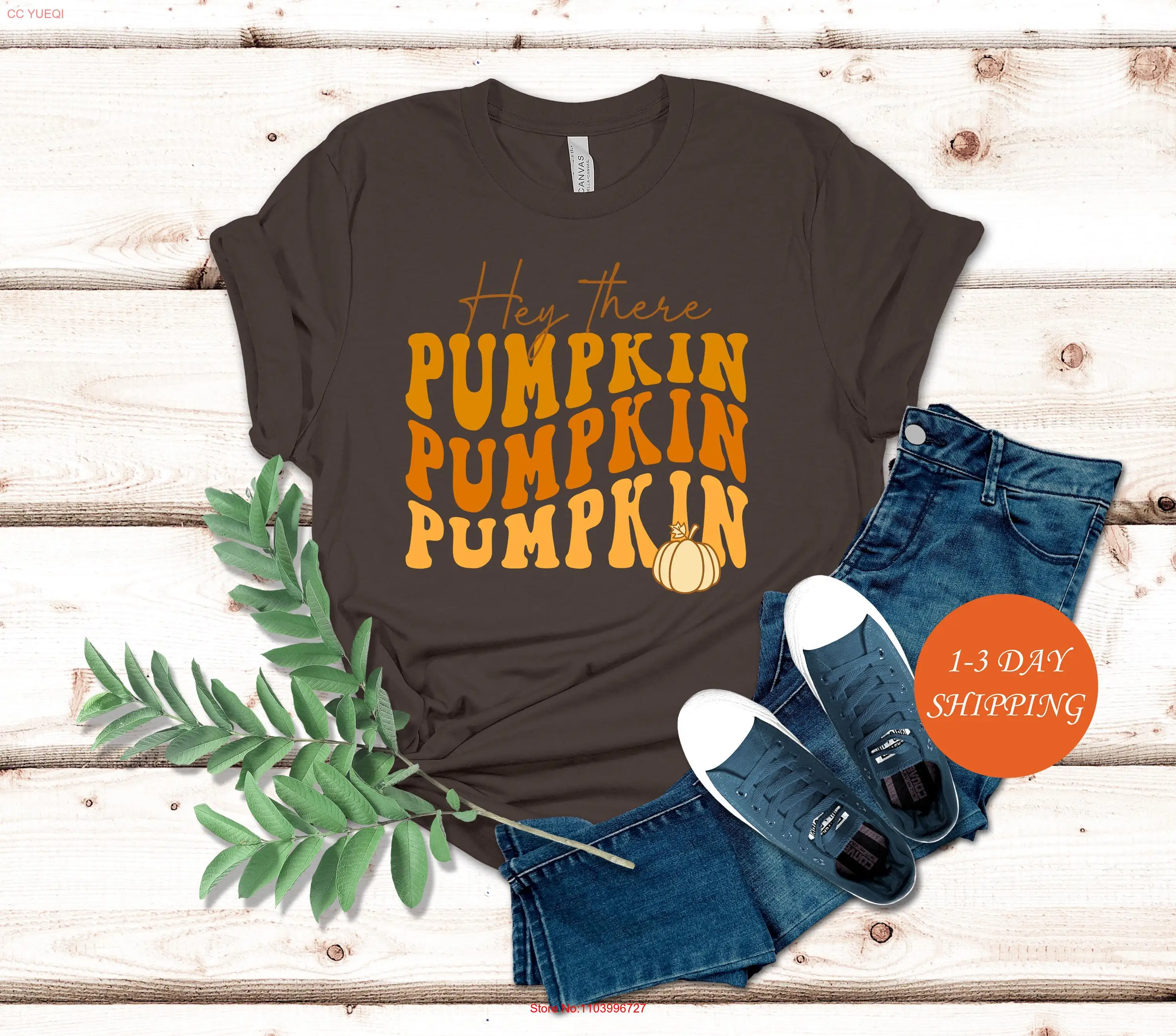 

Женская футболка с тыквой Hey There, модный осенний наряд, милая осенняя ферма, ее длинные или короткие рукава