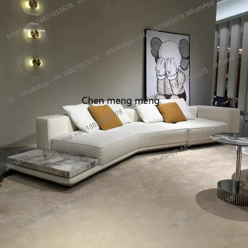 

Horizon sofa large flat layer cotton and linen fabric corner sofa living room designer sofa