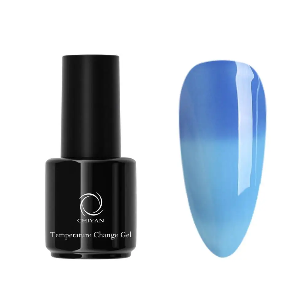 

Wholesale Oem No Wipe Colors Top Coat Set uv Mood Change Gel Nail Polish10pcs Factory New Product Temperature Change Nail Polish