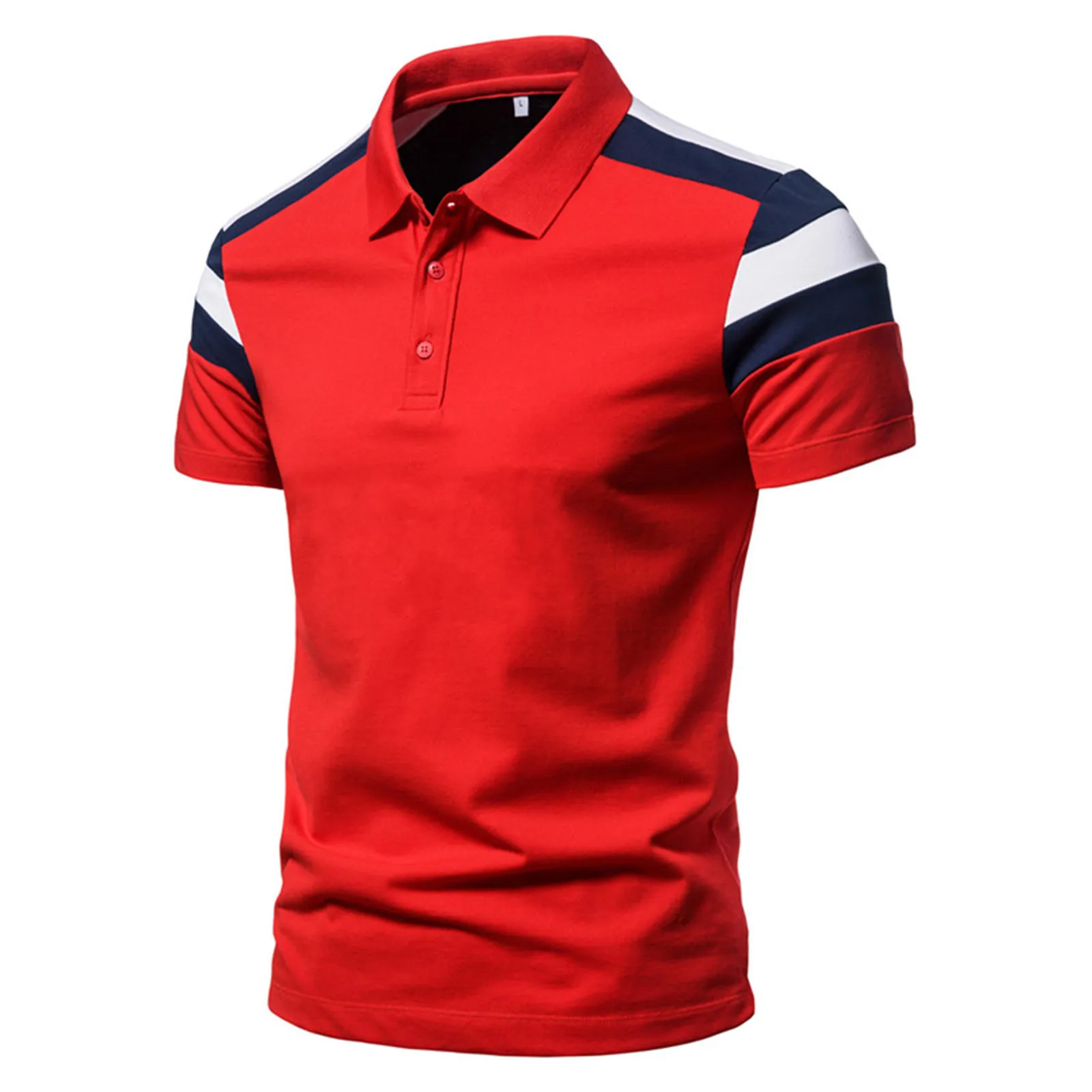 

Летние мужские лоскутные ort Sve irt с воротником-стойкой и воротником-стойкой Casual Stand Sle ort Sve Men's irt