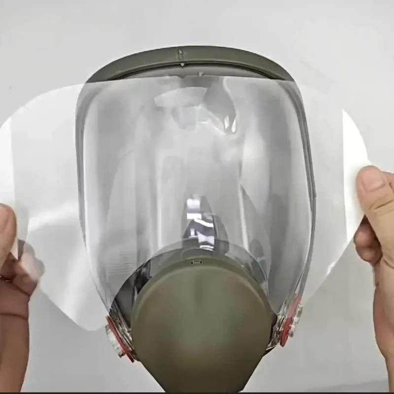 Film de protection complet pour fenêtre, couvercle de lentille anti-rayures pour masque respiratoire 3M 6800, peinture par pulvérisation