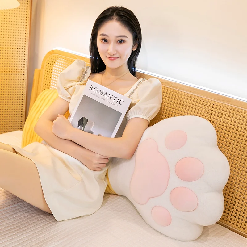 

Soft Cat Paw Pillow High-Quality Non-Slip Cushion Bed Sofa Office Decor Machine Washable Affordable Home Decoration Accessories