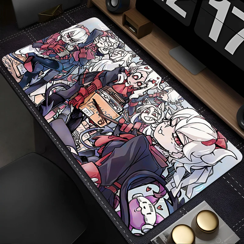 

Mouse Pad PC Accessories Keyboard Pad Office Desk Mat Anime HD Mousepad Natural Rubber Anti Slip Gaming H-helltaker Extended Pad