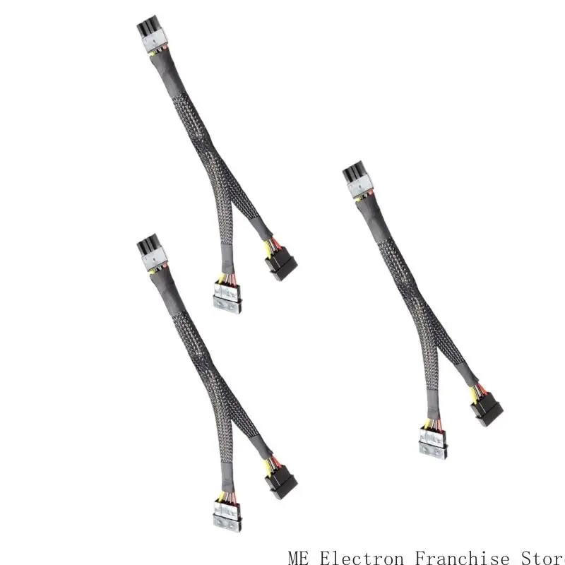 T5ea 8pin Double 4pin Servidores Conversores energia Adaptador proteção para sistemas gabinete disco rígido