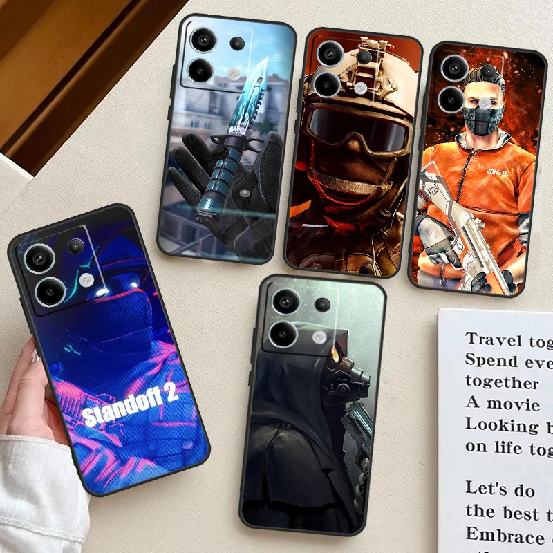 Hot Game STANDOFF-2 Case For Xiaomi Redmi Note 13 11 8 9 10 12 Pro 12S 11S 10S 9S Redmi 13C 9C 10C 12C Funda