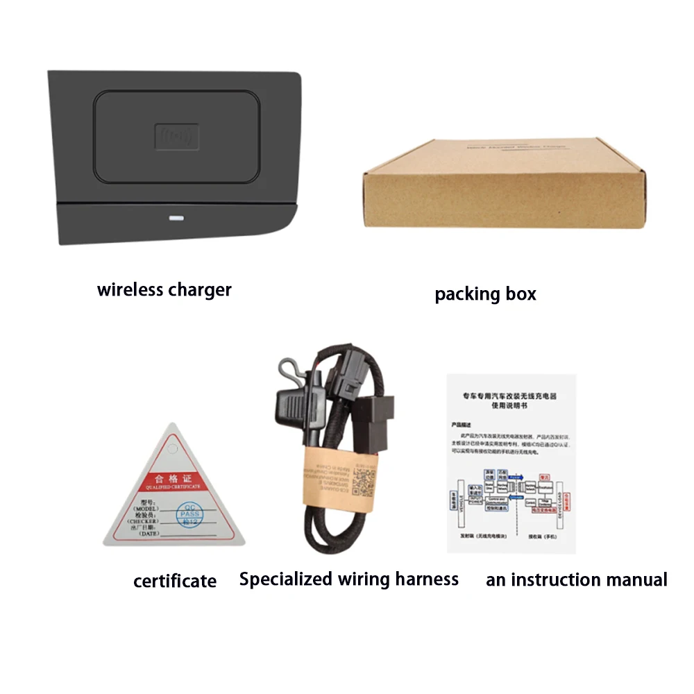 for Kia Niro SG2 2022-2025 Center Console Storage Car Wireless Mobile Phone Charger QI 18W iPhone Magsafe Fast Charging