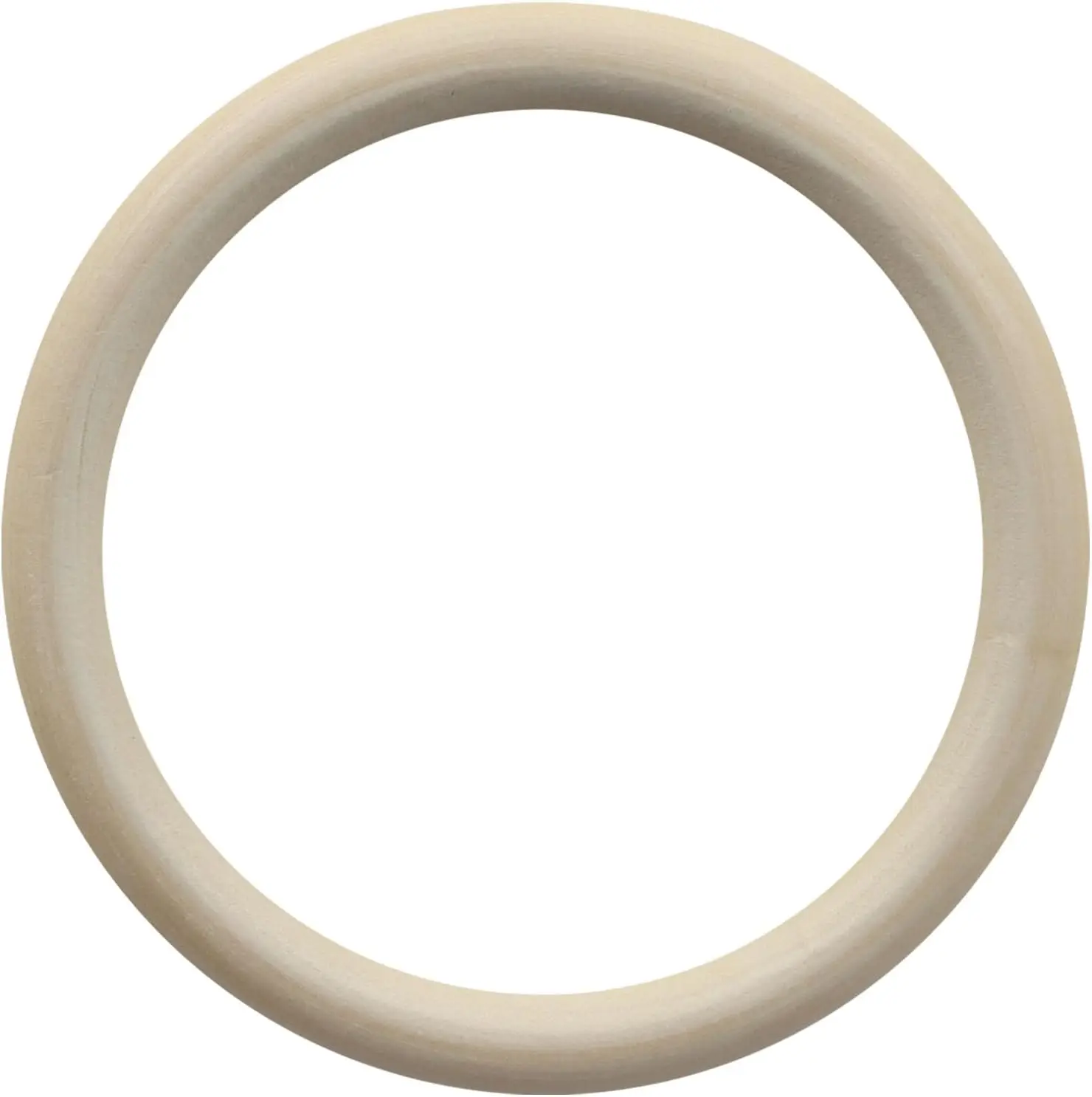 Wooden Rings, 4 Inch, 10Pcs | Macrame Rings, Wood Hoops, Macrame Supplies, For Crafts & DIY Projects