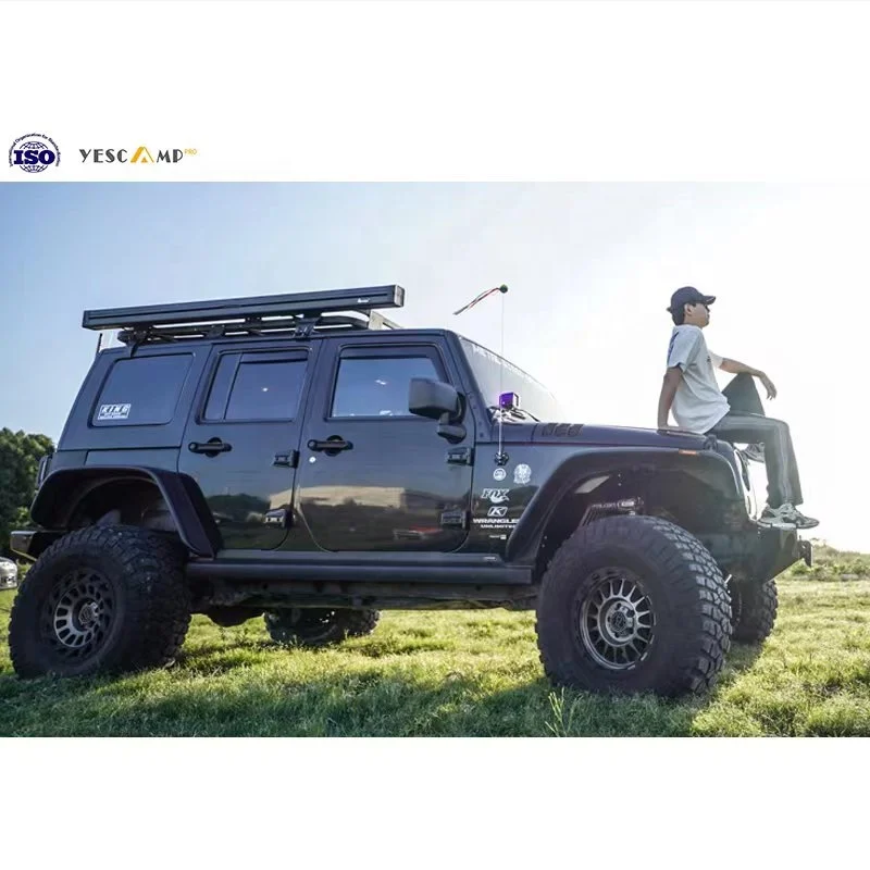Retractable Outdoor Camping 8x8ft SUV/TRUCKS/4WD/ 4 RUNNERS Roof Rack Awning Car Side AwningATV&UTV