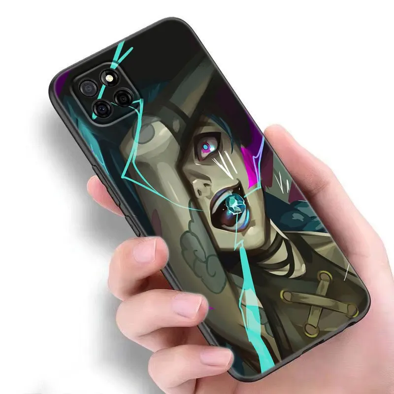 Game League of Legends Jinx Case For Samsung A13 A32 4G A14 A23 A25 A34 A52S A53 A54 A73 5G A11 A12 A15 A31 A33 A50 A51 A70 A72