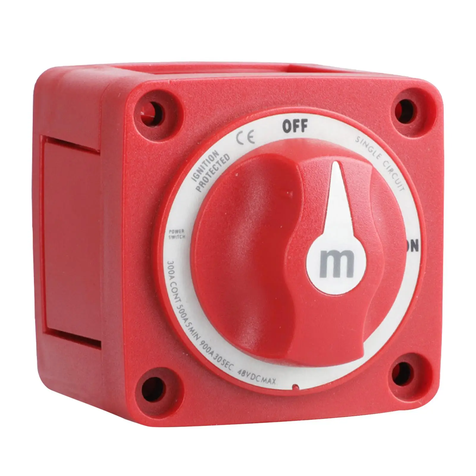 Miracle Shining 6006 Marine Batteria Interruttore M SERIE On/Off CON Manopola 300 Amp 4