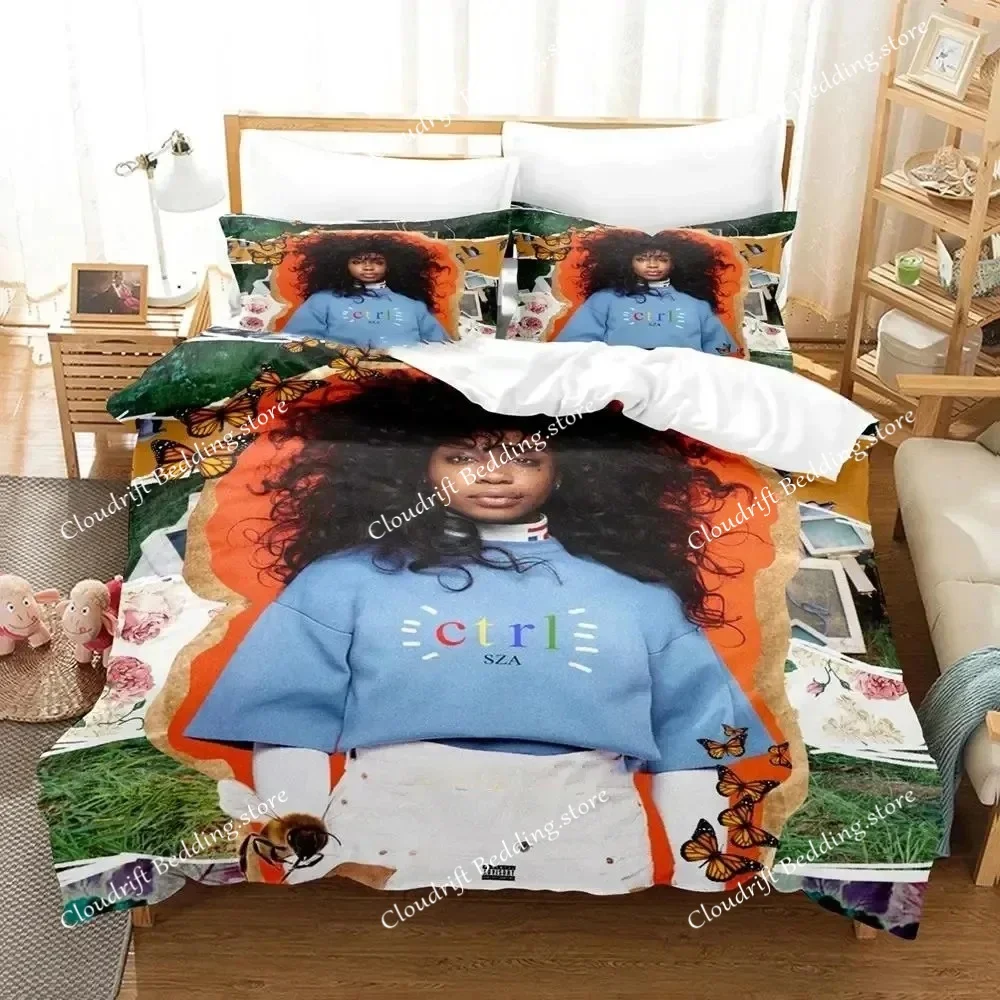 

3D SZA Bedding Set Duvet Cover Bed Set Quilt Cover Pillowcase Comforter king Queen Size Boys Adult Bedding Set