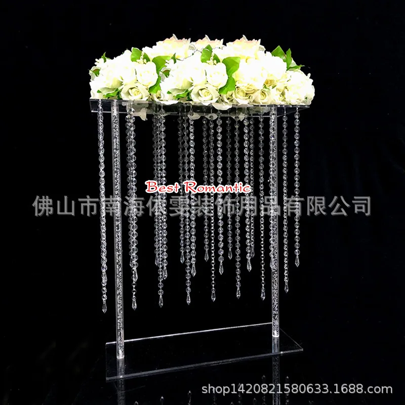 PYH New Wedding Supplies Acrylic Crystal Flower Wedding Main Table Decoration Home Window Display Props
