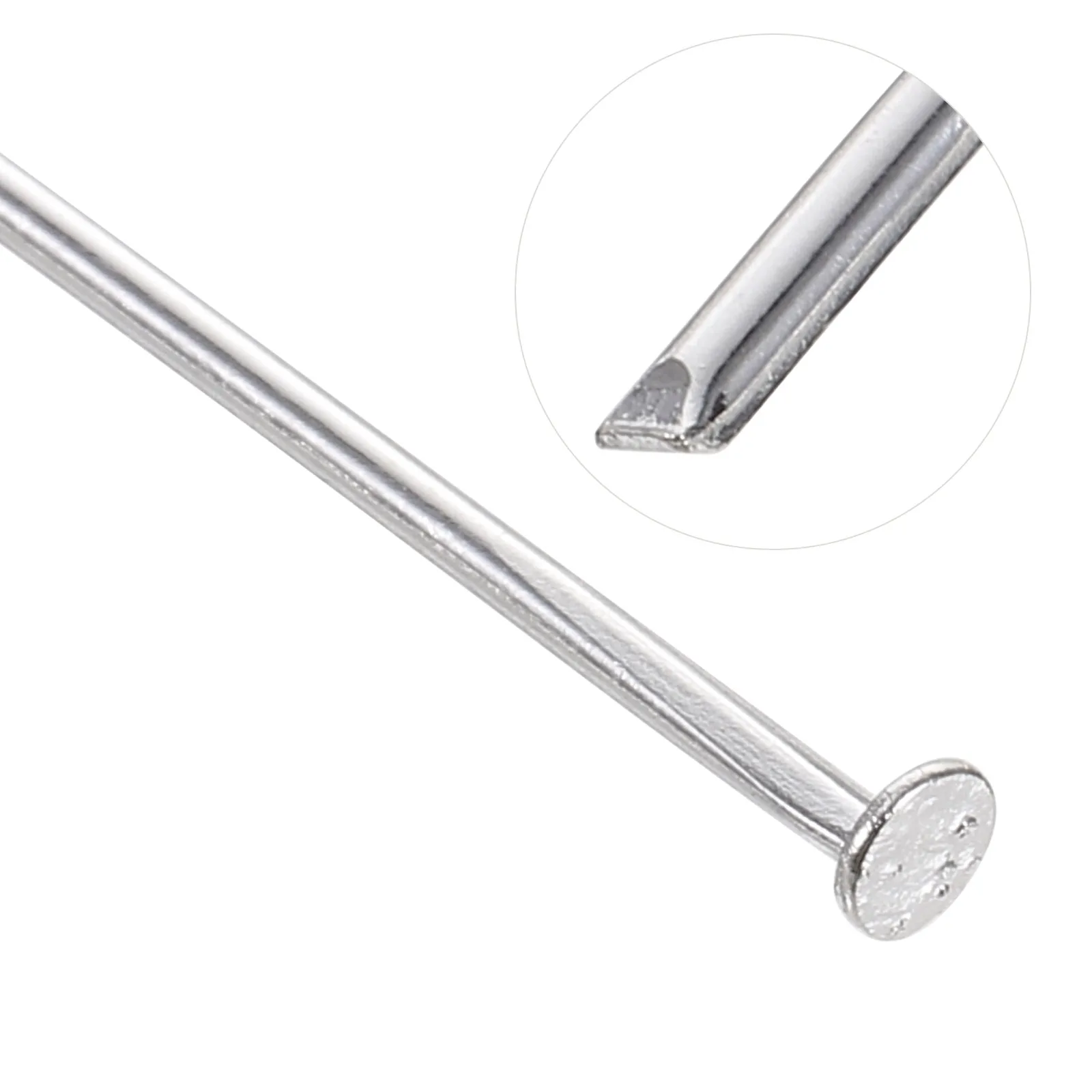 

Jewelry Metal T-needle Flat Head Pin Making Accessories Corsage Silver Beads Diy Pins
