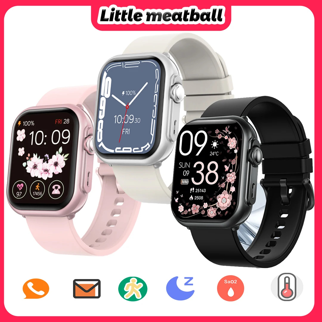 

1000mAh Smartwatch for Xiaomi Huawei - AMOLED Screen, Bluetooth Calling, GPS, Heart Rate Monitor, 100+ Sports Modes, Men Women