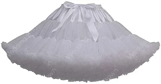 ЮбкаWomen's Tulle Petticoat Tutu Party Multi-Layer Puffy Cosplay Skirt, Length 40cm, Waist 56-100cm