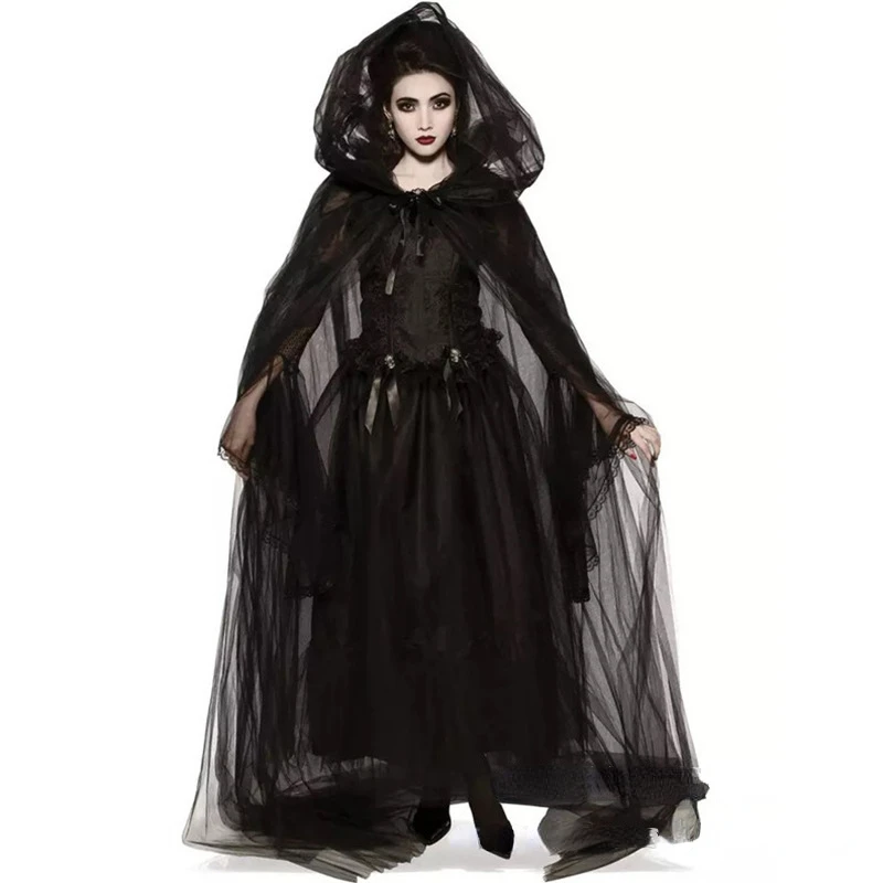 

Ladies Halloween Party Costume Cosplay Vampire Dress Carnival Ball Performance Costume Cos Cloak Dresses cosplay costume women