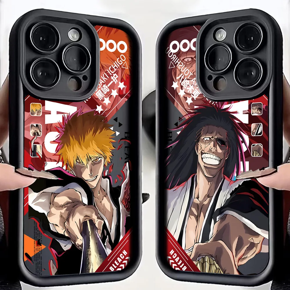 Anime B-Bleachs Hot Phone Case For IPhone 17 16e 16 15 14 13 12 11 Air Pro Max Mini XR XS X 7 8 6 6s Plus Soft TPU Back Cover