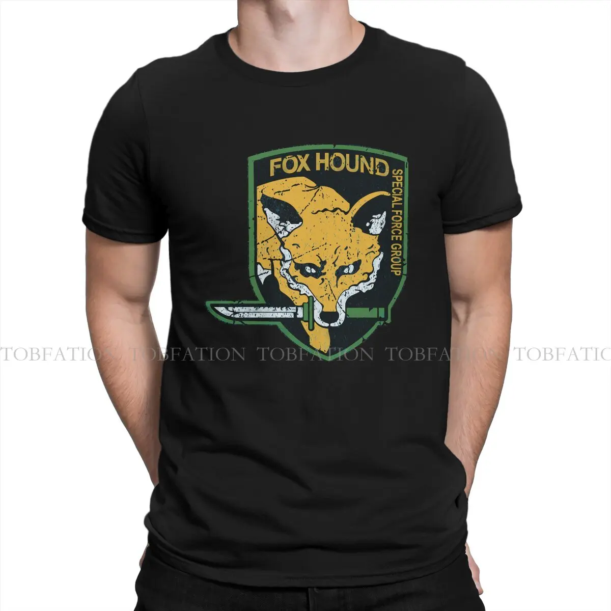 Fox Hound Special TShirt Metal Gear Solid Game 100% Cotton Creative Graphic  T Shirt Stuff Hot Sale