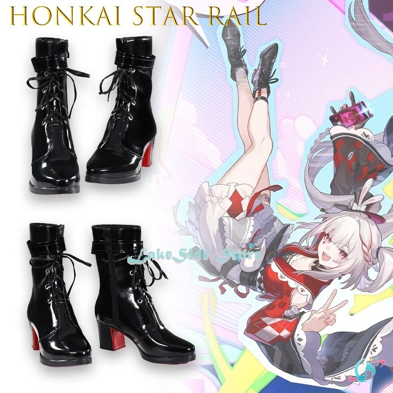 

Ботинки на высоком каблуке Sparxie Sparkle из Honkai Star Rail для аниме-косплея, фестивалей, вечеринок, костюмов, женские косплей-обувь, реквизит для Хэллоуина