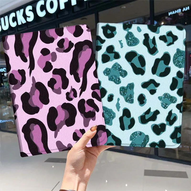 

Чехол для планшета с леопардовым принтом для iPad Pro Air Mini 1 2 3 4 5 6 7 7th 8th 9th 10th 11th 10.2 9.7 10.5 10.9 11