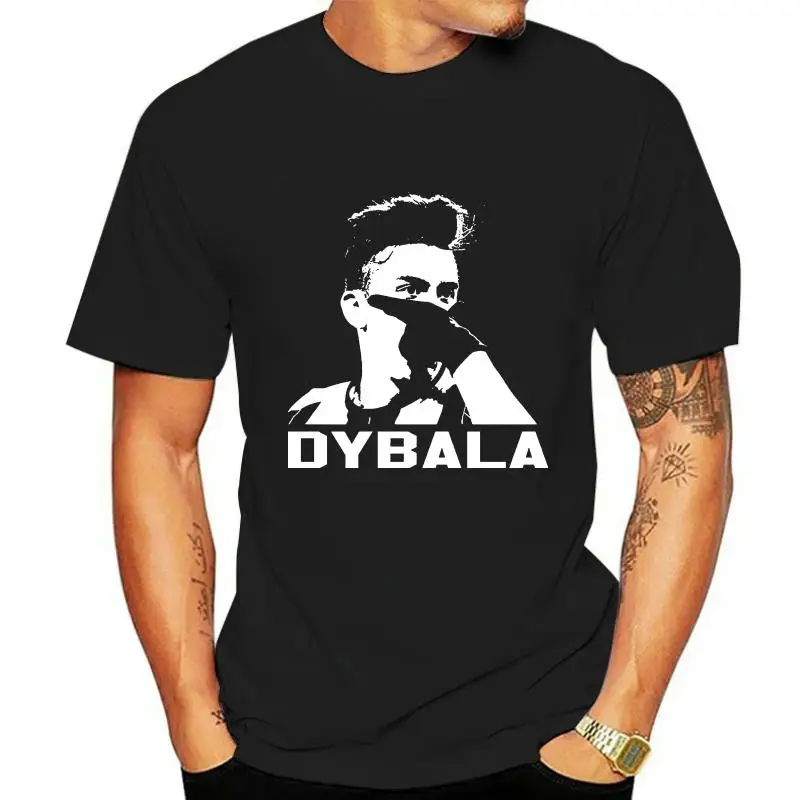 Paulo Dybala Mask Custom Men T Shirt Size S-3XL Men Print Cotton O Neck Shirts Top Tee Men T-Shirt  Newest Plus Size