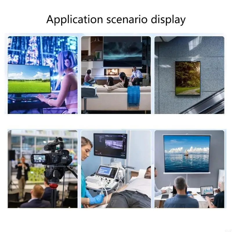 Q1JC 8K HDTV Port Cable 48Gbps Support for 8K 60hz 4K 120Hz Long Video Adapter