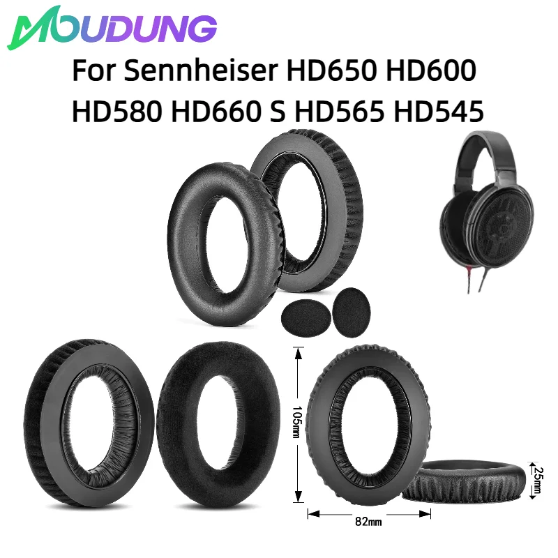 

Replacement Ear pads for Sennheiser HD650 HD600 HD580 HD660 S HD565 HD545 Headphones Memory Foam High Quality Earpads Earmuff