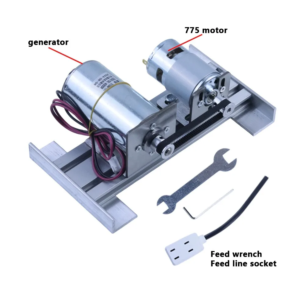 Dual Ball Bearing Silent Inner Rotor DC High Voltage Motor 775 Motor Drive High Voltage Generator DIY Kit