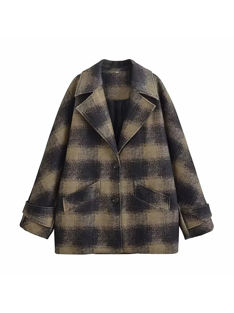 

Женская зима-осень 2021, модная контрастная полосатая сетка, свободная утолщенная теплая куртка большого размера, костюм, топ