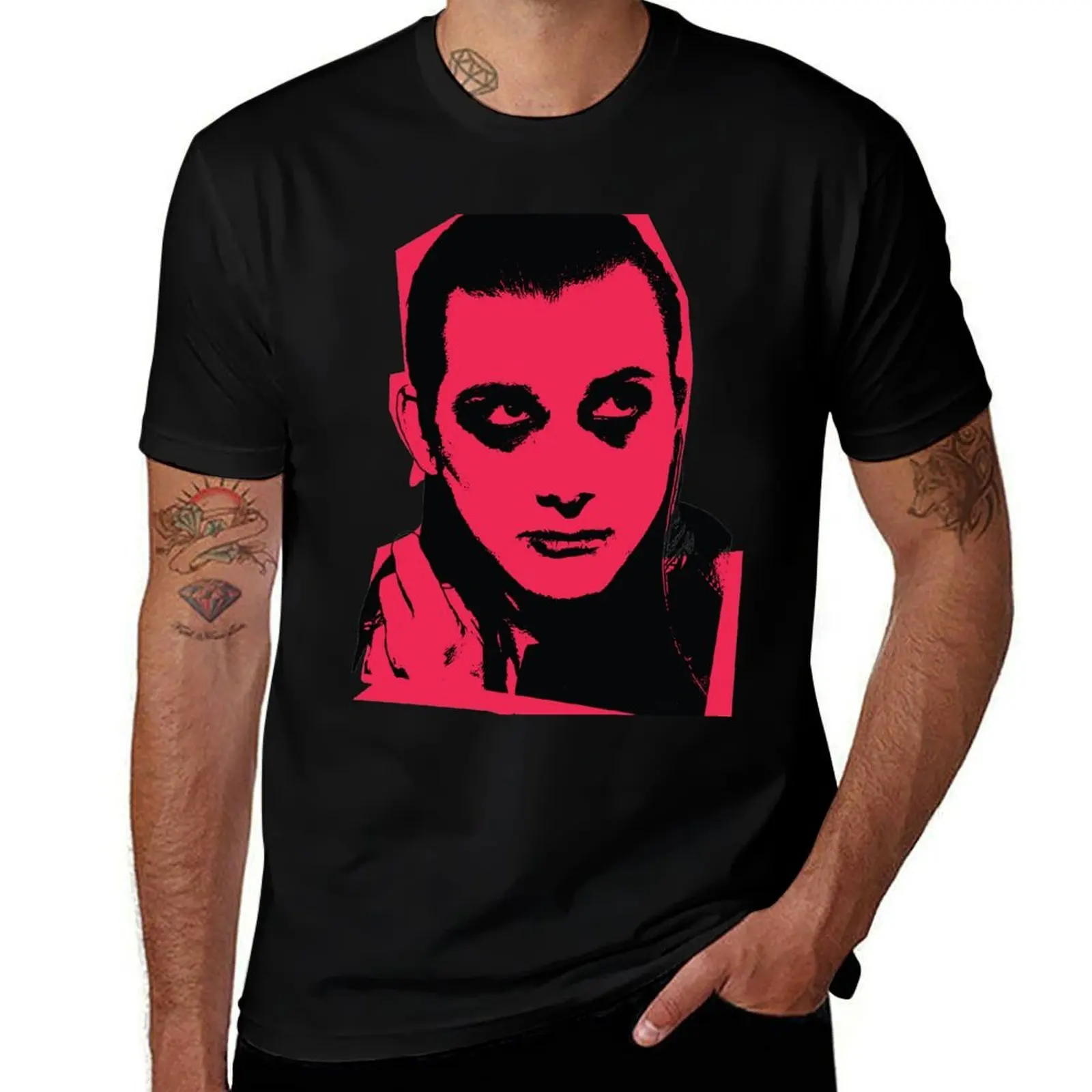 Dave Vanian of the Damned by Hardison L Collins III T-Shirt Sports Basic Short Sleeve T-Shirt