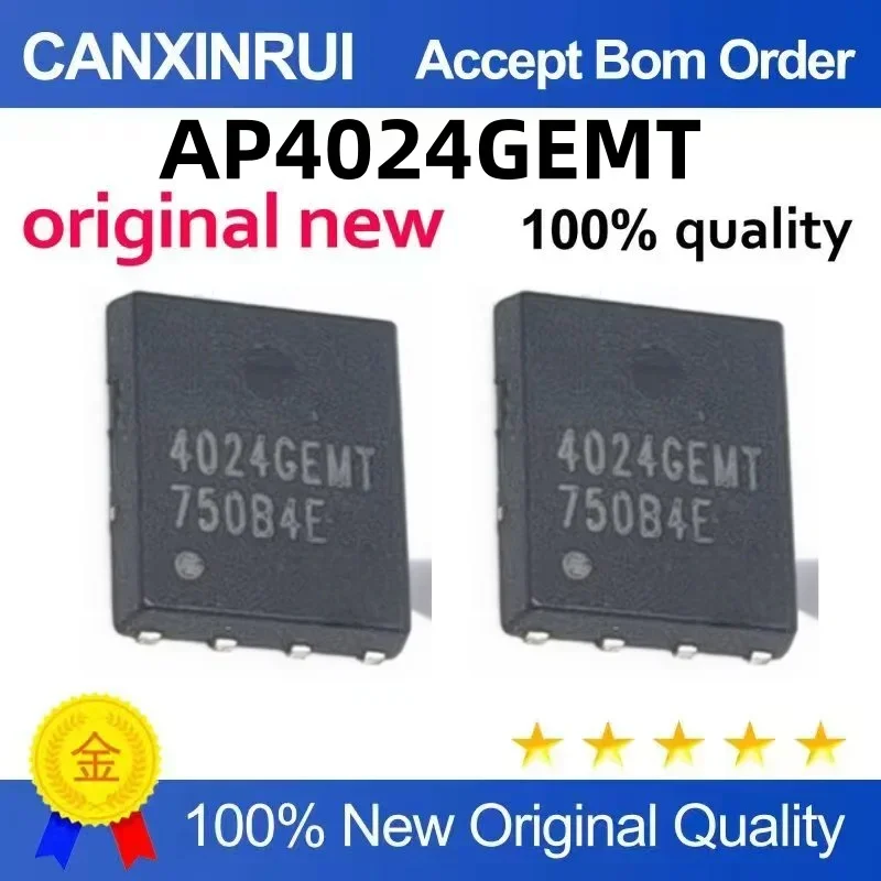 (5-100 pieces) AP4024GEMT 4024GEMT DFN5X6 MOSFET AP4024GEMT brand new