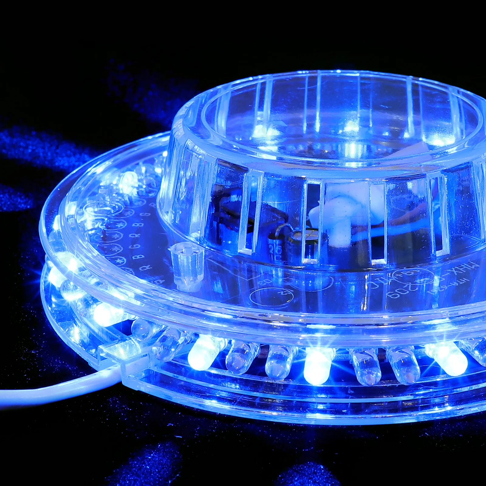 

Novelty Sunflower Shaped 48-LED Rgb Light Auto Rotating Voice Activated LED Party Light Disco Stage Club Ballroom Bar