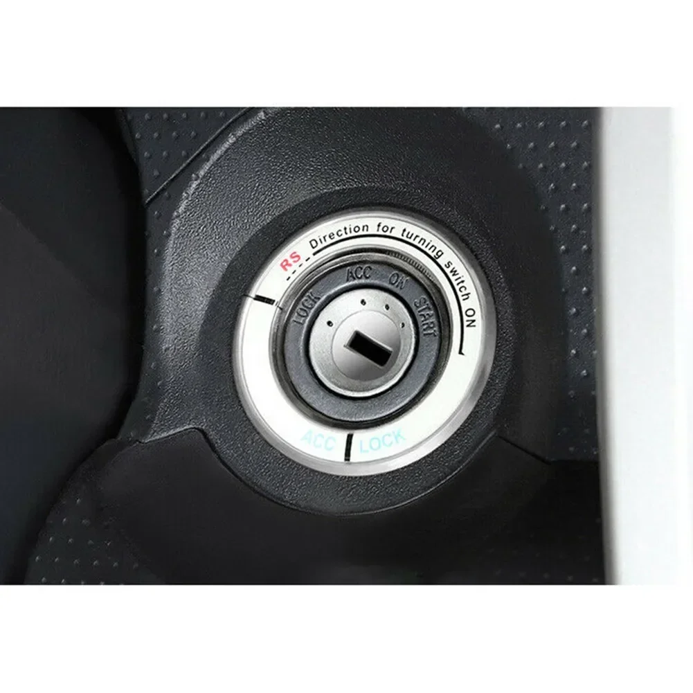 Elegant Silver Aluminum Ignition Switch Start Button Frame for Toyota FJ Cruiser 072014 Enhance Your Driving Experience