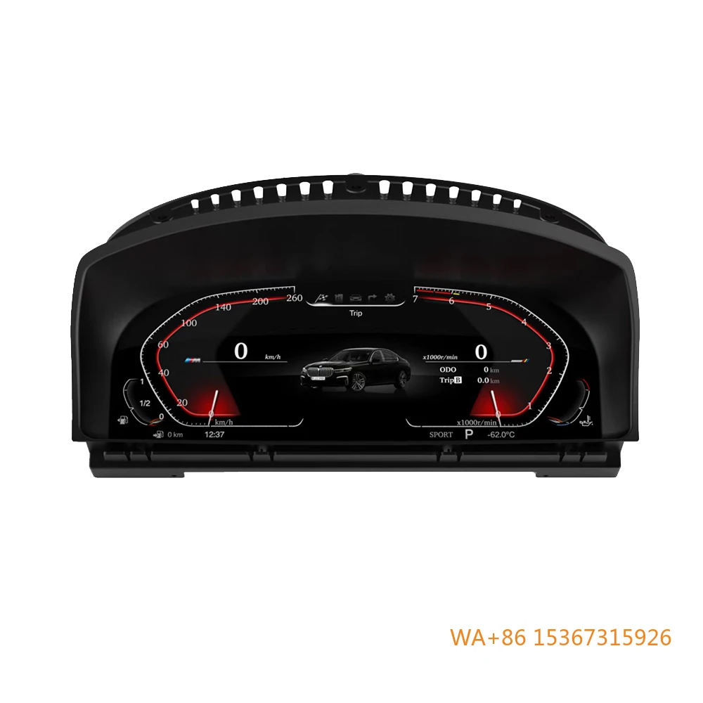 

Digital Performance Display Dashboard Gauge Virtual Cockpit for 7 Series 66 Smart Display Panel Speedometer Odometer LCD