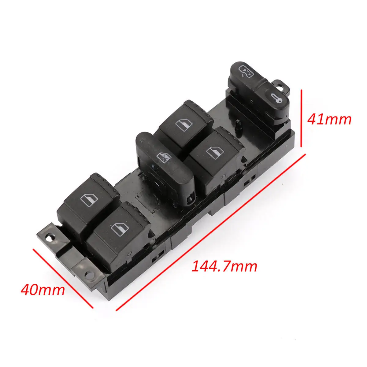 Car Power Window Switch Panel Master Console Control Switch Replacement For VW Passat B5 Jetta Bora MK4 Window Lock 1J4 959 857D