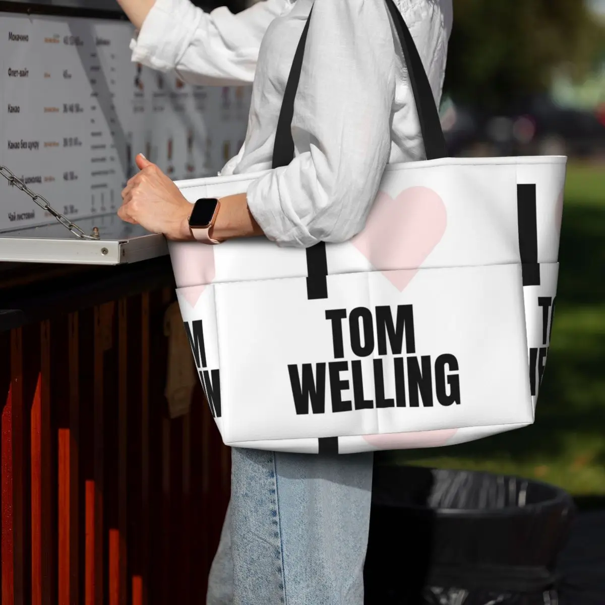Vintage Tom Welling Heated Rivalry Beach Tote Bag Sport Gym Yoga Duffle Large Tote Bag Women Travel Bag Fitness bag