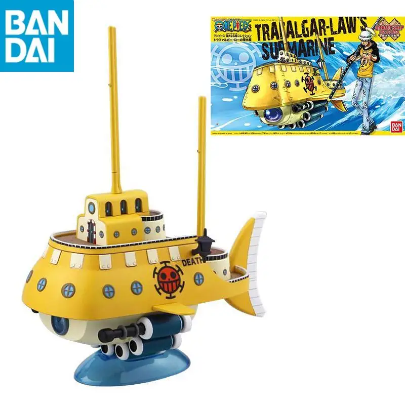 

Bandai Genuine One Piece Great Ship Thousand Sunny Submarine Red Force Assemble Toy for Kids Christmas Gift Collectible Model