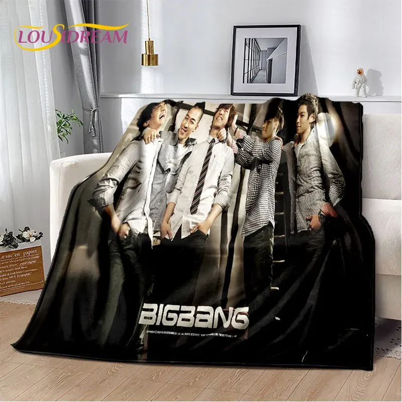 Kpop Bigbang Pop G-DRAGON Singer Soft Plush Blanket,Flannel Blanket Throw Blanket for Living Room Bedroom Bed Sofa Picnic Cover