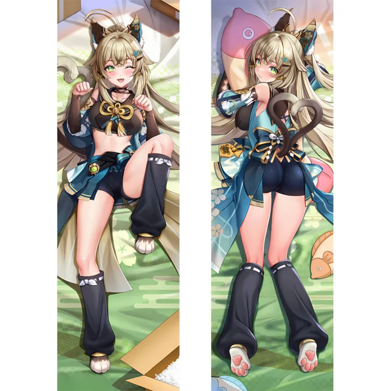 

Kirara Dakimakura Genshin Impact Sexy Pillow Case Hugging Body Pillow Cushion Cover FullBody Pillowcase Home Bedding Decor Gifts