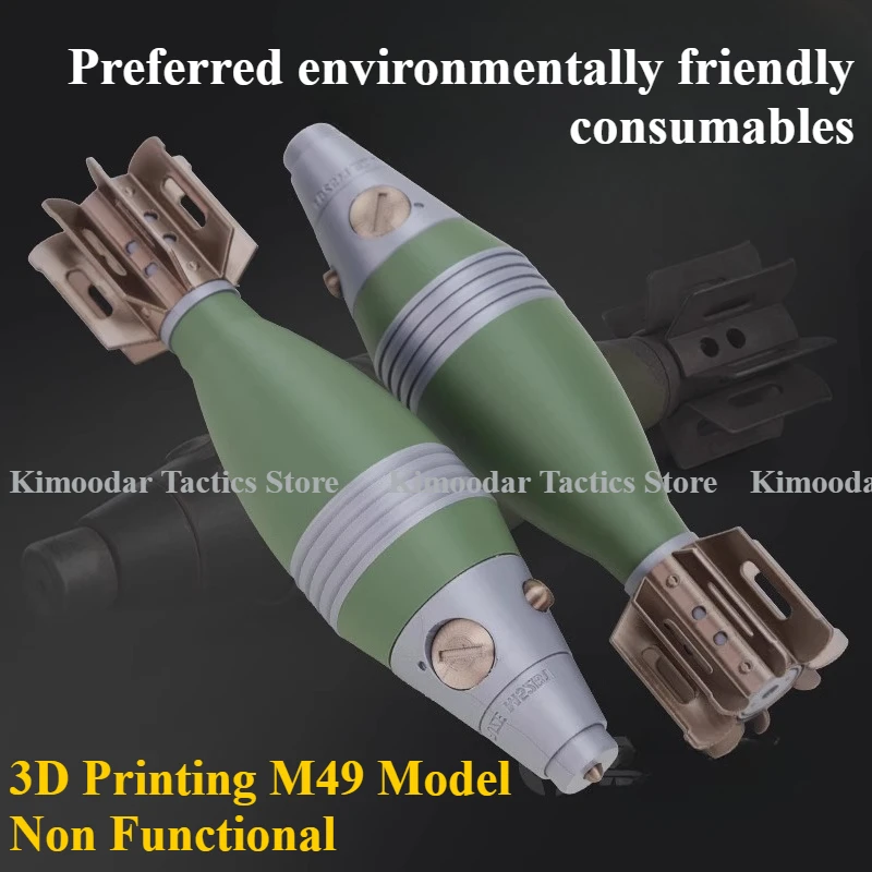 1: 1 Fine Replication 3D Printing M49 Model Non Functional Ornament Military Enthusiasts Manual Assembly Desktop Ornament Gift