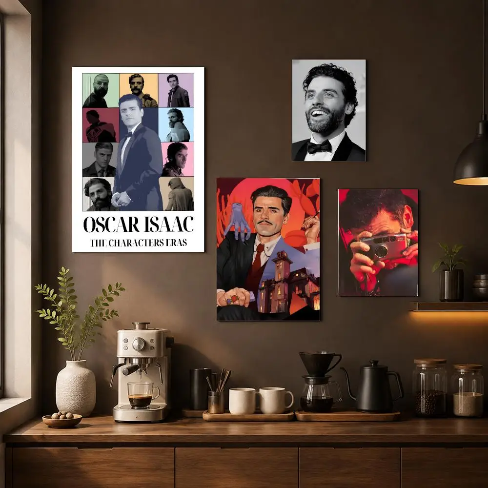 Oscar Isaac Poster HD Art Sticker Self Adhesive For Playroom Bedroom Hallway Home Wall Art Decor Gift